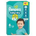 Pampers Baby-Dry Size 6, 19 Nappies, 13kg-18kg, Carry Pack
