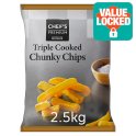 Chef's Premium Triple Cooked Chunky Chips 2.5kg