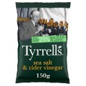 Tyrrells Sea Salt & Cider Vinegar Sharing Crisps 150g
