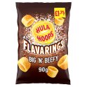 Hula Hoops Flavarings Big'N'Beefy Crisps 90g, £1.75 PMP