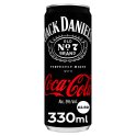 Jack Daniel's & Coca-Cola PM £2.59 330ml Pre-Mixed Can