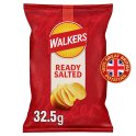 Walkers Ready Salted Crisps 32.5g