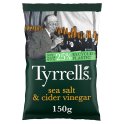 Tyrrells Sea Salt & Cider Vinegar Sharing Crisps 150g