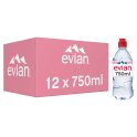 Evian Natural Bottled Mineral Still Water 750ml
