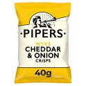 Pipers Wyke Cheddar & Onion Crisps 40g