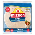 Mission Plain Tortilla Wraps 6 Pack