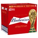 Budweiser Lager Beer Bottles 12x300ml