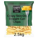 Chef's Menu Crispy Skin-On Straight Cut Chips 2.5kg