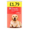 Euro Shopper Chunks in Gravy with Beef 1.24kg