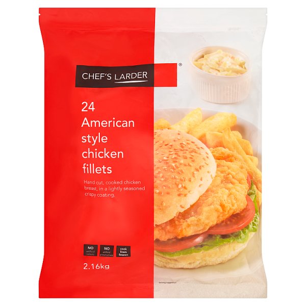 Chef's Larder 24 American Style Chicken Fillets