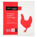 Chef's Larder 15 Dozen Medium Fresh Eggs