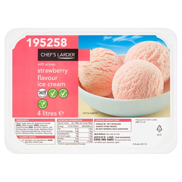 Offer Makro 4l CL Strawberry Ice Cream Makro