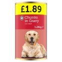 Euro Shopper Chunks in Gravy with Beef 1.24kg