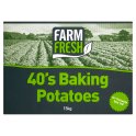 Farm Fresh 40's Baking Potatoes 15kg