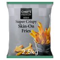 Chef's Premium Super Crispy Skin-On Fries 2.5kg