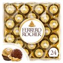 Ferrero Rocher Milk Chocolate Hazelnut Pralines Gift Box of Chocolates 24 Pieces 300g