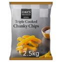 Chef's Premium Triple Cooked Chunky Chips 2.5kg