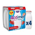 Actimel Strawberry Immunity Yoghurt Drink Multipack, 4x100g