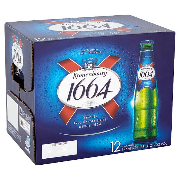 Kronenbourg 1664 Lager Beer 275ml Bottles