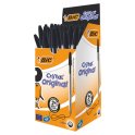 BIC Cristal Original Ballpoint Pens Medium Point (1.0 mm) - Black, Box of 50