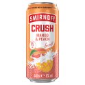 Smirnoff Crush Mango And Peach Vodka Mixed Drink 6% vol 440ml Can